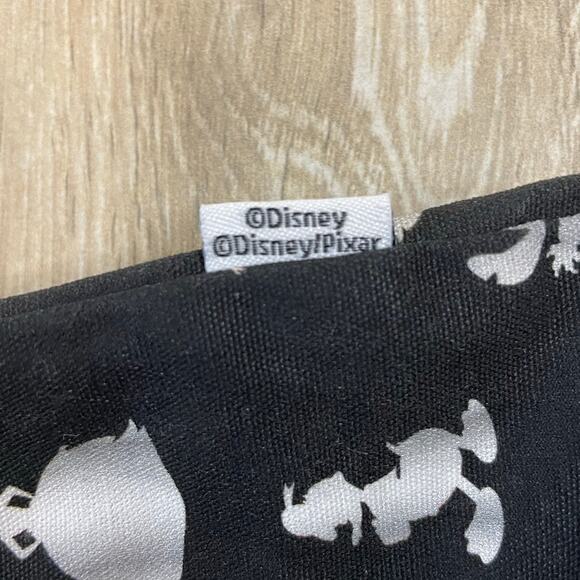 Vans x Disney Pixar Disney 100 Drawstring Bag Mickey Princess Print Black Silver - Picture 5 of 7